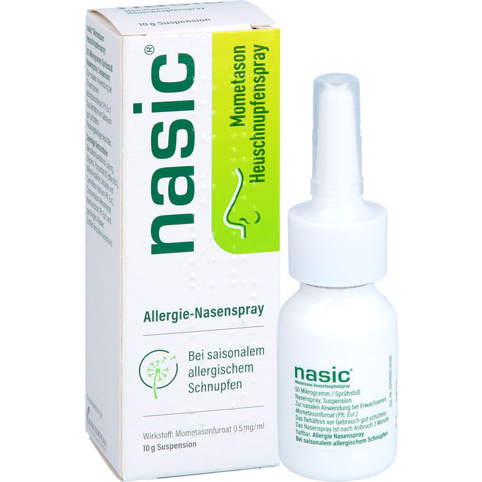 Nasic Mometason Heuschnupfenspray 50 Mikrogramm/Sprühstoß, 10 g Spray