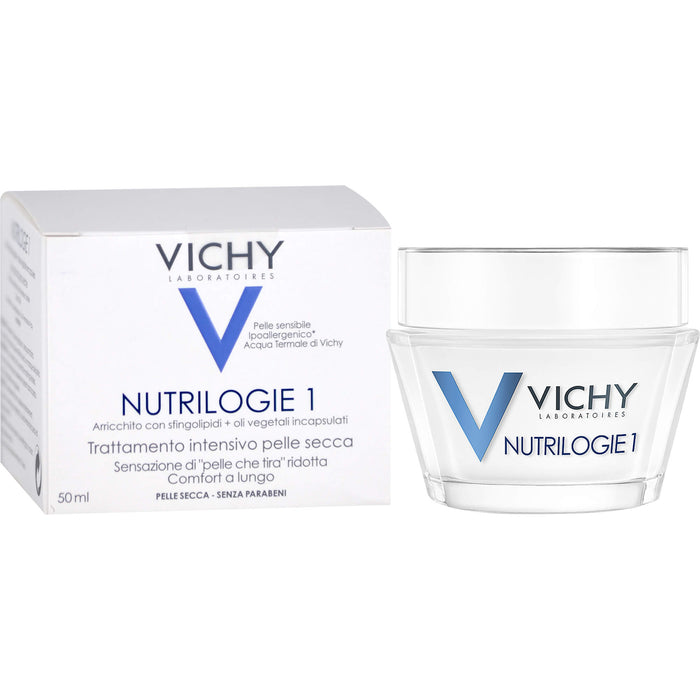 VICHY Nutrilogie 1 Intensiv-Aufbaupflege für trockene Haut, 50 ml Creme
