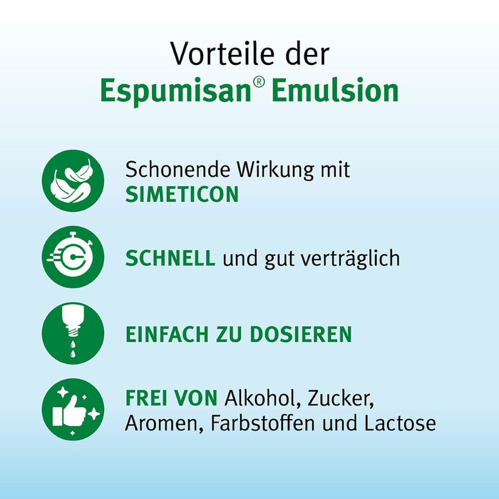 Espumisan Emulsion bei Blähungen, 96 ml Lösung