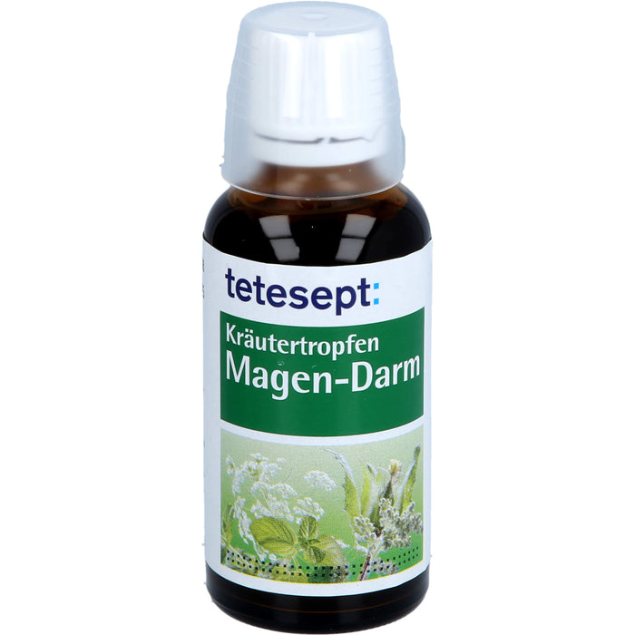 Tetesept Kräutertropfen Magen-Darm für die gesunde Verdauung, 50 ml Lösung