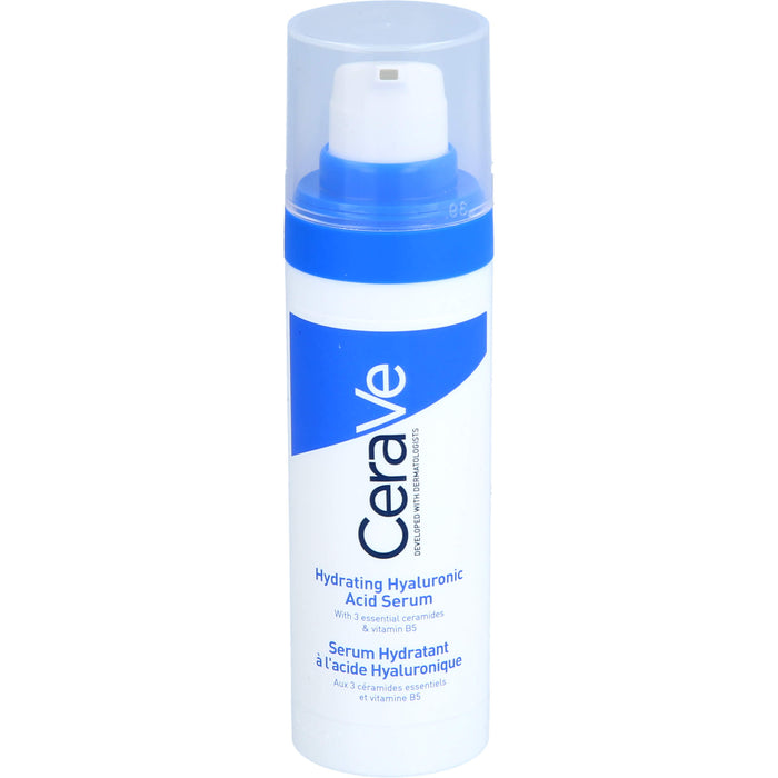 CeraVe feuchtigkeitsspendendes Hyaluronsäure Serum für trockene bis normale Haut, 30 ml Lösung