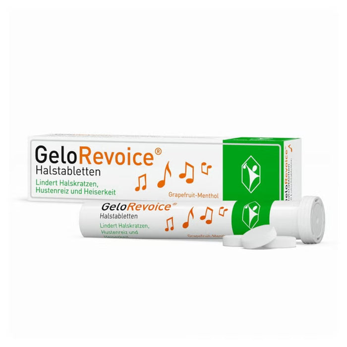 GeloRevoice Halstabletten Grapefruit-Menthol, 20 St. Tabletten