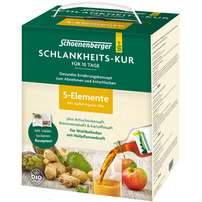 Schoenenberger Schlankheitskur 5 Elemente für Wohlbefinden mit Heilpflanzenkraft, 1 pcs. Pack