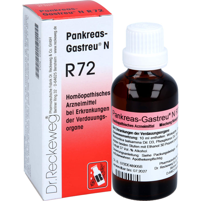 Pankreas-Gastreu  N R72 Tropf., 50 ml Solution