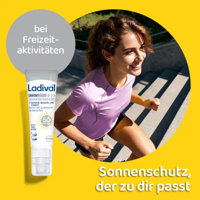 Ladival Aktiv Sonnenschutz Creme & Stift SPF 50+, 30 ml Crème
