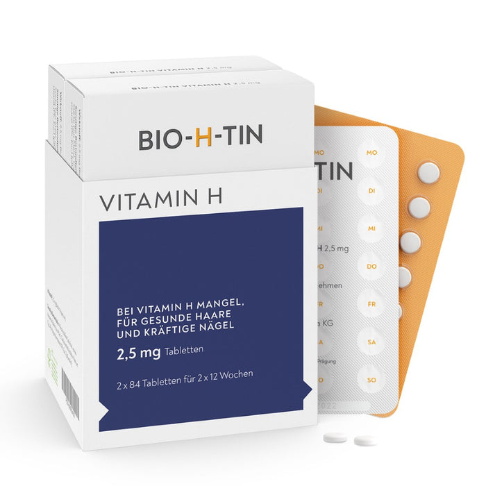 BIO-H-TIN Vitamin H 2,5 mg Tabletten, 84 pcs. Tablets