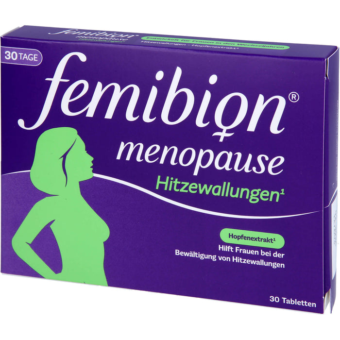 Femibion Menopause Hitzewallungen Tabletten, 30 pc Tablettes