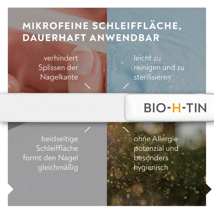 BIO-H-TIN Glas-Nagelfeile Set, 1 pcs. File