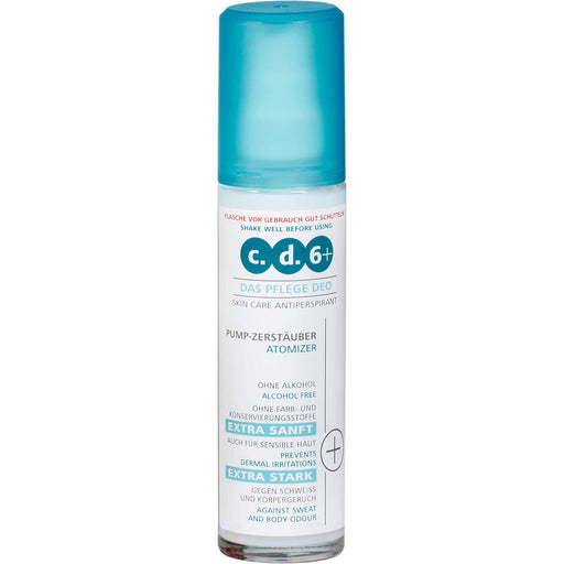 c. d. 6+ Pflege Deo Zerstäuber, 75 ml Lösung