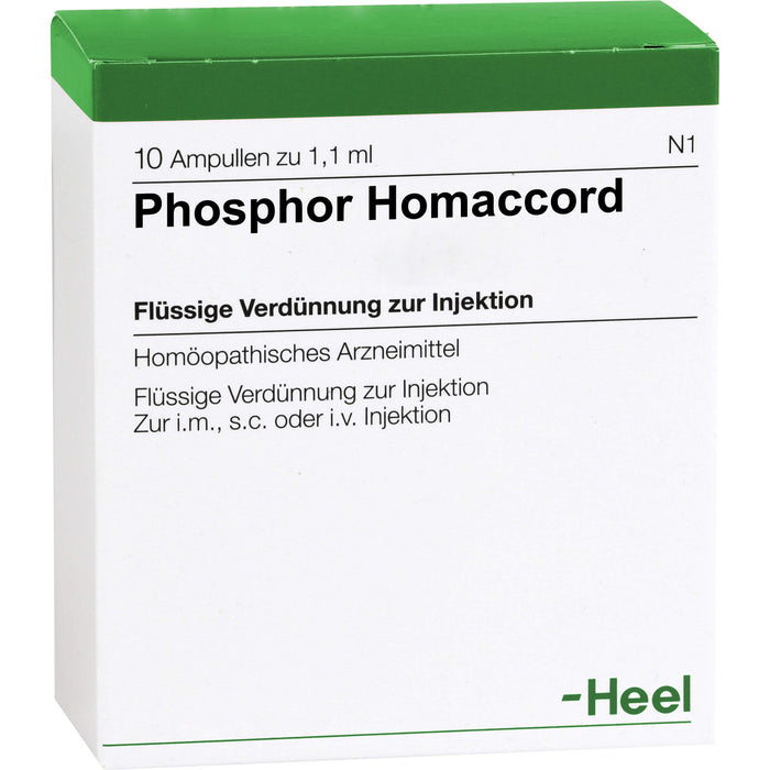 Phosphor-Homaccord Injektionslösung, 10 pc Ampoules