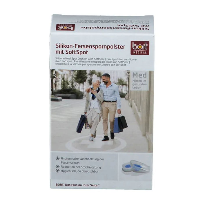 Bort Silikon-Fersenspornpolster mit Softspot Gr.S, 2 pc Accessoire