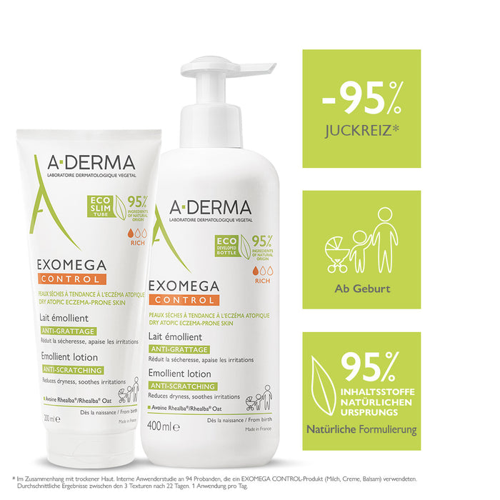 A-DERMA EXOMEGA CONTROL Creme rückfettend, 200 ml Crème