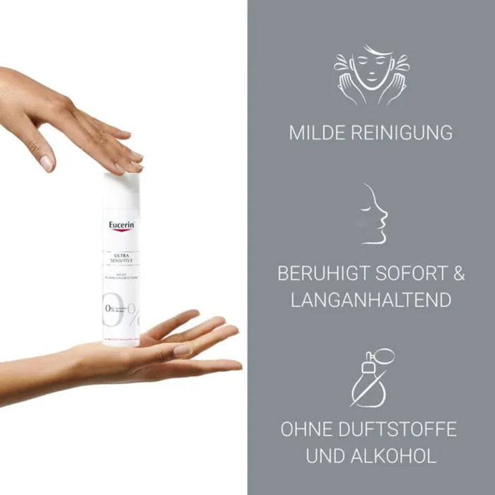 Eucerin Ultra Sensitive Reinigungslotion für sehr empfindliche Haut, 100 ml Lotion