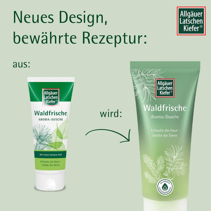 Allgäuer Latschen Kiefer Waldfrische Aroma-Dusche erfrischt die Haut und belebt die Sinne, 200 ml Crème
