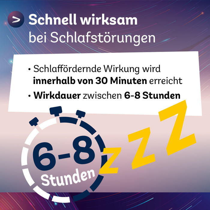 Doxylamin Dexcel 25 mg zur Kurzzeitbehandlung von Schlafstörungen bei Erwachsenen, 10 pcs. Tablets