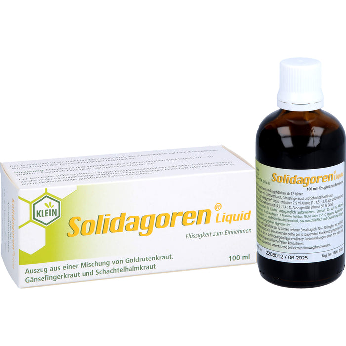 Solidagoren Liquid unterstützend bei leichten Harnwegsbeschwerden, 100 ml Solution