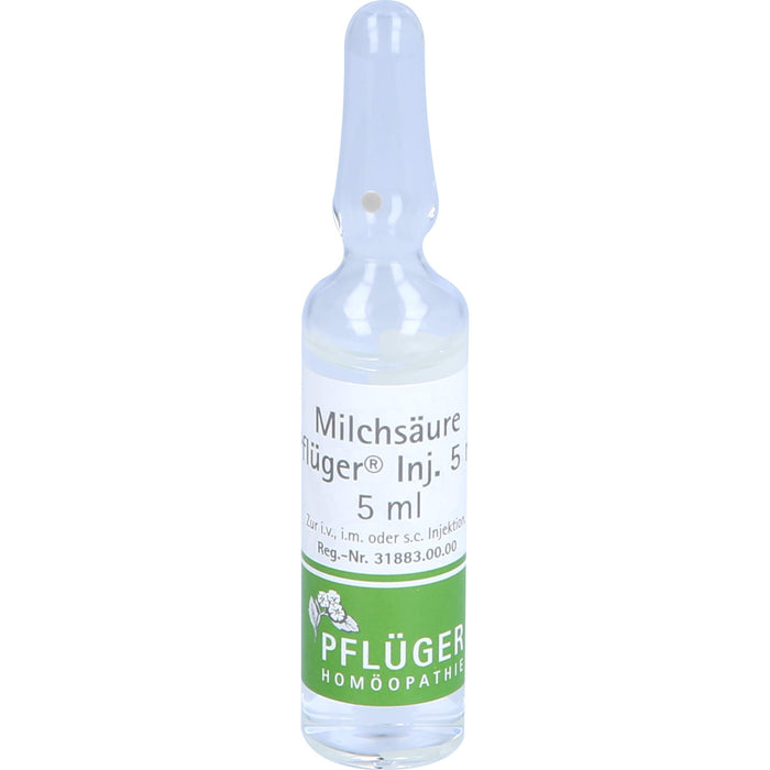 Milchsäure Pflüger  Inj. 5 ml, 10 pcs. Ampoules