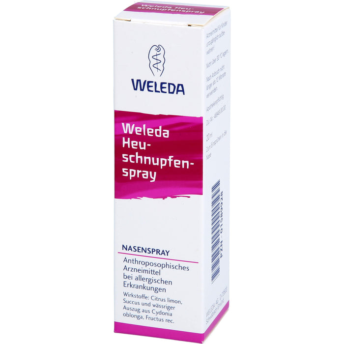 WELEDA Heuschnupfenspray Nasenspray, 20 ml Lösung
