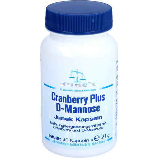 Bios Cranberry plus D-Mannose Junek Kapseln, 30 St. Kapseln