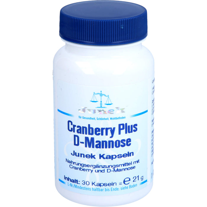 Bios Cranberry plus D-Mannose Junek Kapseln, 30 St. Kapseln
