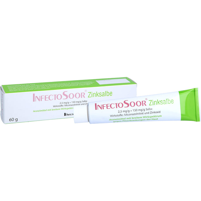 InfectoSoor  Zinksalbe, 2,5 mg/g + 150 mg/g Salbe, 60 g Onguent