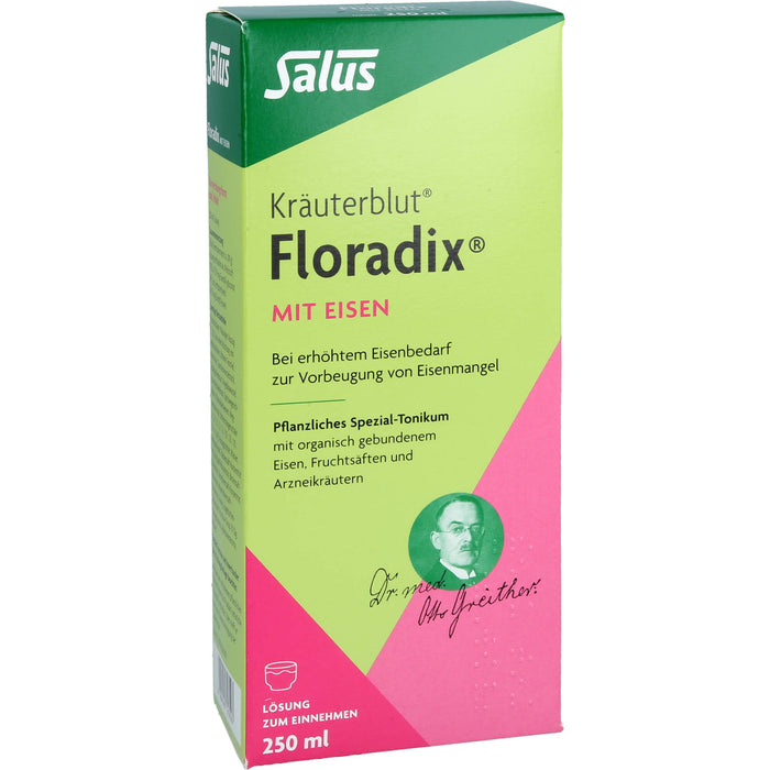 Floradix mit Eisen Lösung, 250 ml Solution