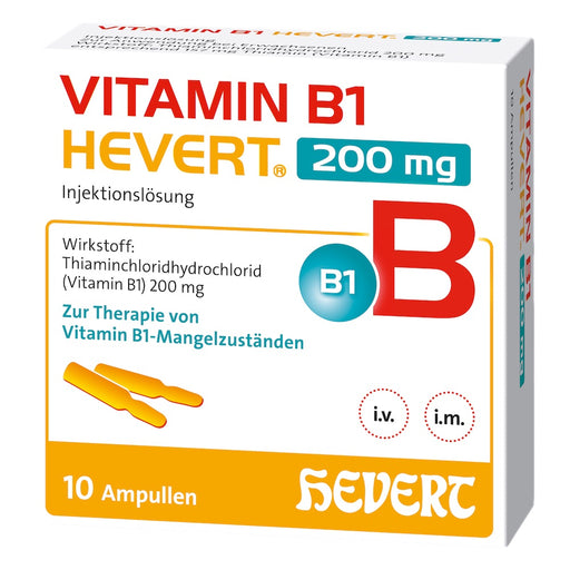 Hevert Vitamin B1 200 mg, 10 St. Ampullen
