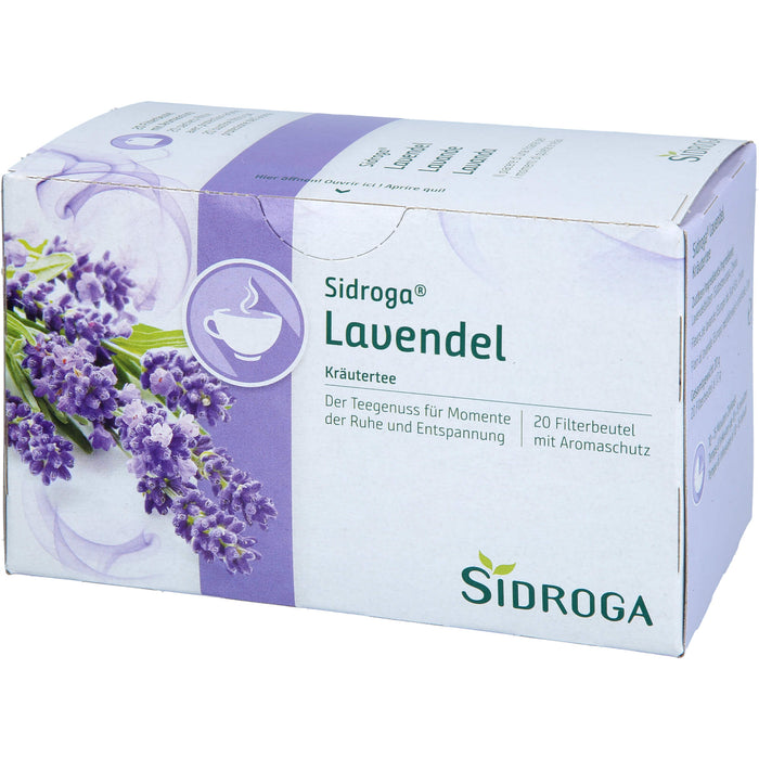 Sidroga Lavendeltee für Momente der Ruhe und Entspannung, 20 pcs. Filter bag