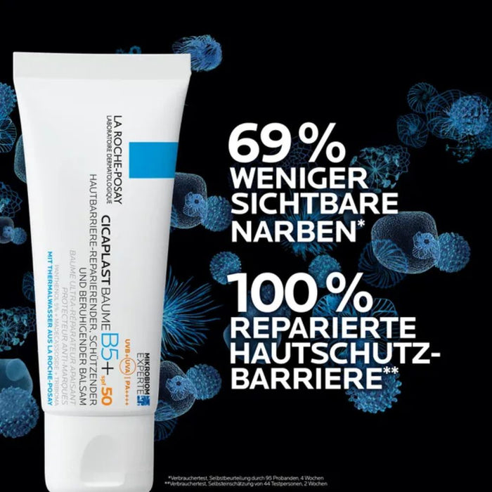 La Roche-Posay Cicaplast Baume B5+ LSF 50 hautberuhigender und regenerierender Balsam, 40 ml Balsam