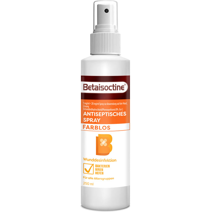 Betaisoctine Antiseptisches Spray farblos, 250 ml Spray