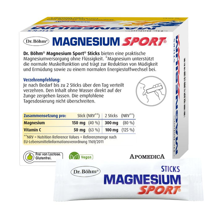 Dr. Böhm Magnesium Sport Sticks, 40 pc 