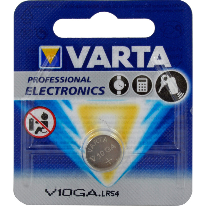 VARTA Batterie Knopfzelle 1,5V LR 1130 LR 54, 1 St. Batterie