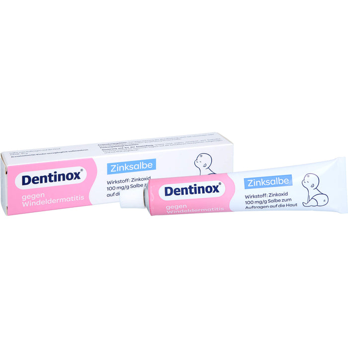 Dentinox Zinksalbe gegen Windeldermatitis, 45 g Onguent