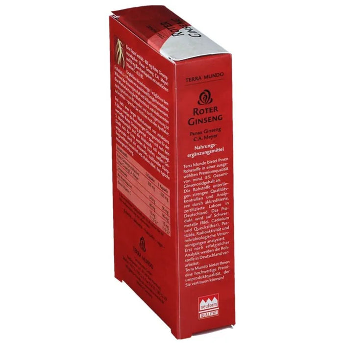 TERRA MUNDO Roter Ginseng 400 mg Kapseln, 40 pc Capsules