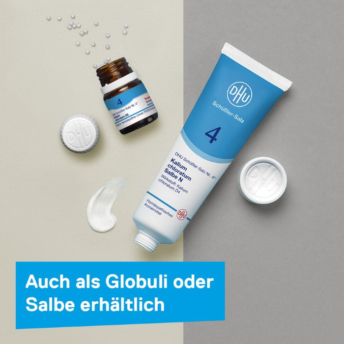 DHU Schüßler-Salz Nr. 4 Kalium chloratum D6, 80 pc Tablettes
