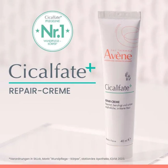 Avène Cicalfate+ Repair-Creme repariert,  beruhigt und schützt empfindliche, irritierte Haut, 40 ml Cream