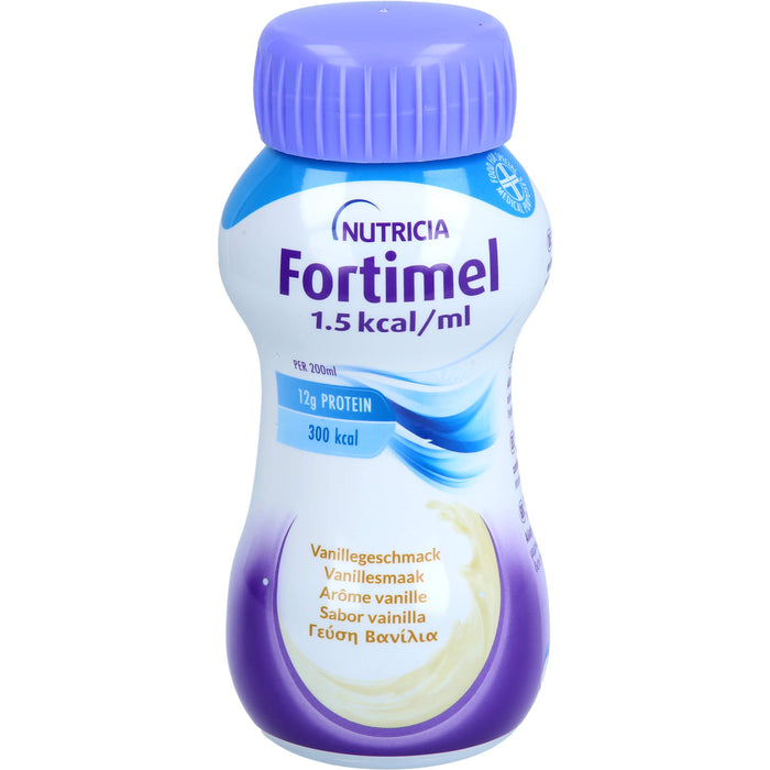NUTRICIA Fortimel 1.5 kcal / ml hochkalorische Trinknahrung mit Vanillegeschmack, 800 ml Lösung