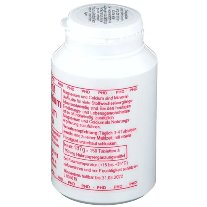 Dolomit Magnesium Calcium PHD Tabletten, 250 St. Tabletten
