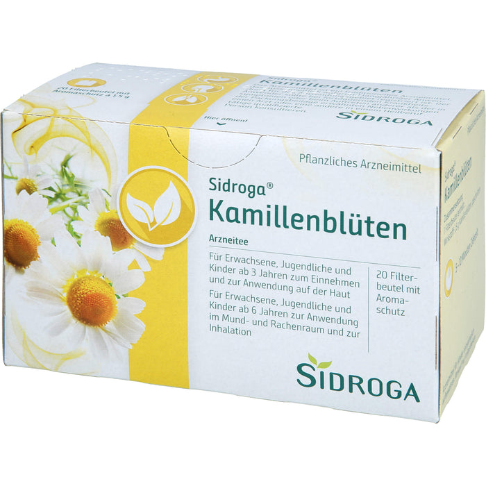 Sidroga Kamillenblüten Arzneitee, 20 pc Sac filtrant